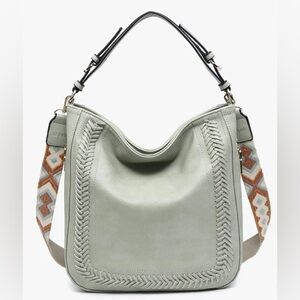 NEW LIGHT SAGE ARIS SMALL HOBO BAG